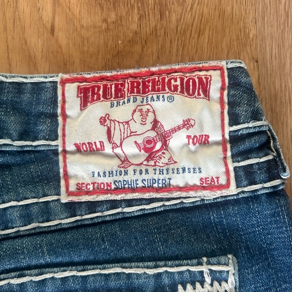 True Religion Dark Blue Denim Jeans - Picture 4 of 4